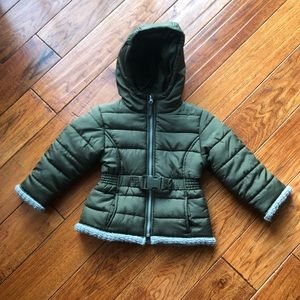 Toddler Puffer Parka coat, 3T